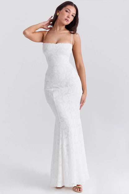 Tied Allure – Backless Slim Dress