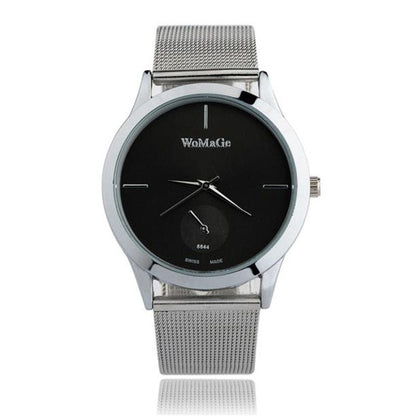 Fashion Alloy Belt Mesh Quartz Watch