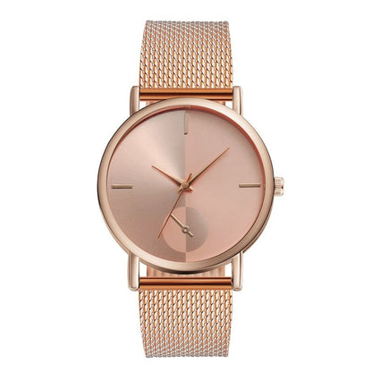 Ladies Hook Buckle Alloy Quartz Wristwatch