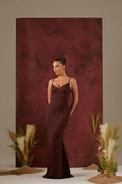 Leah Lace Maxi Dress