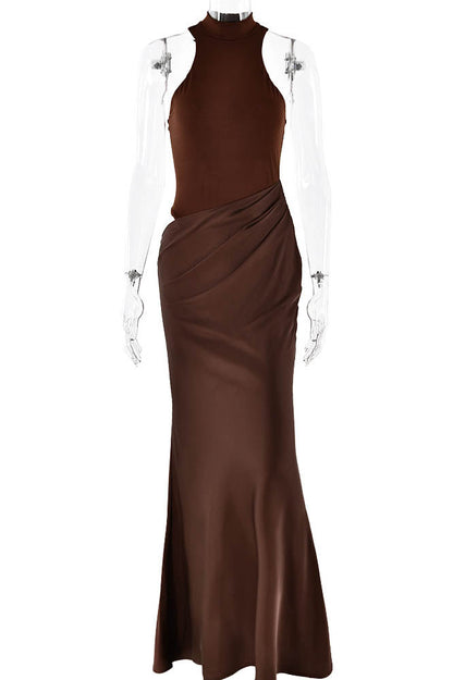 Panelled Cutout Bodycon Dress