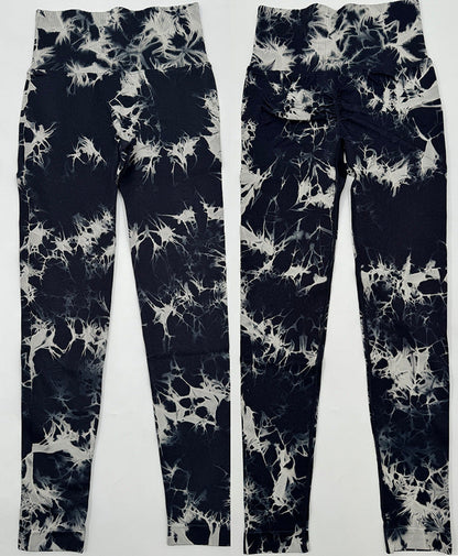 4pack Tie-dye Yoga Pants