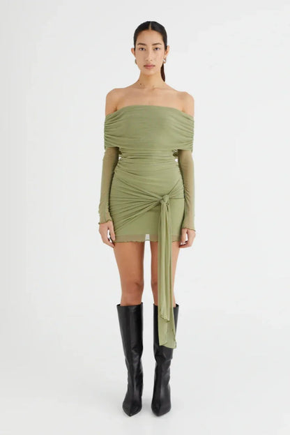 Yasmin off Shoulder Mini Dress