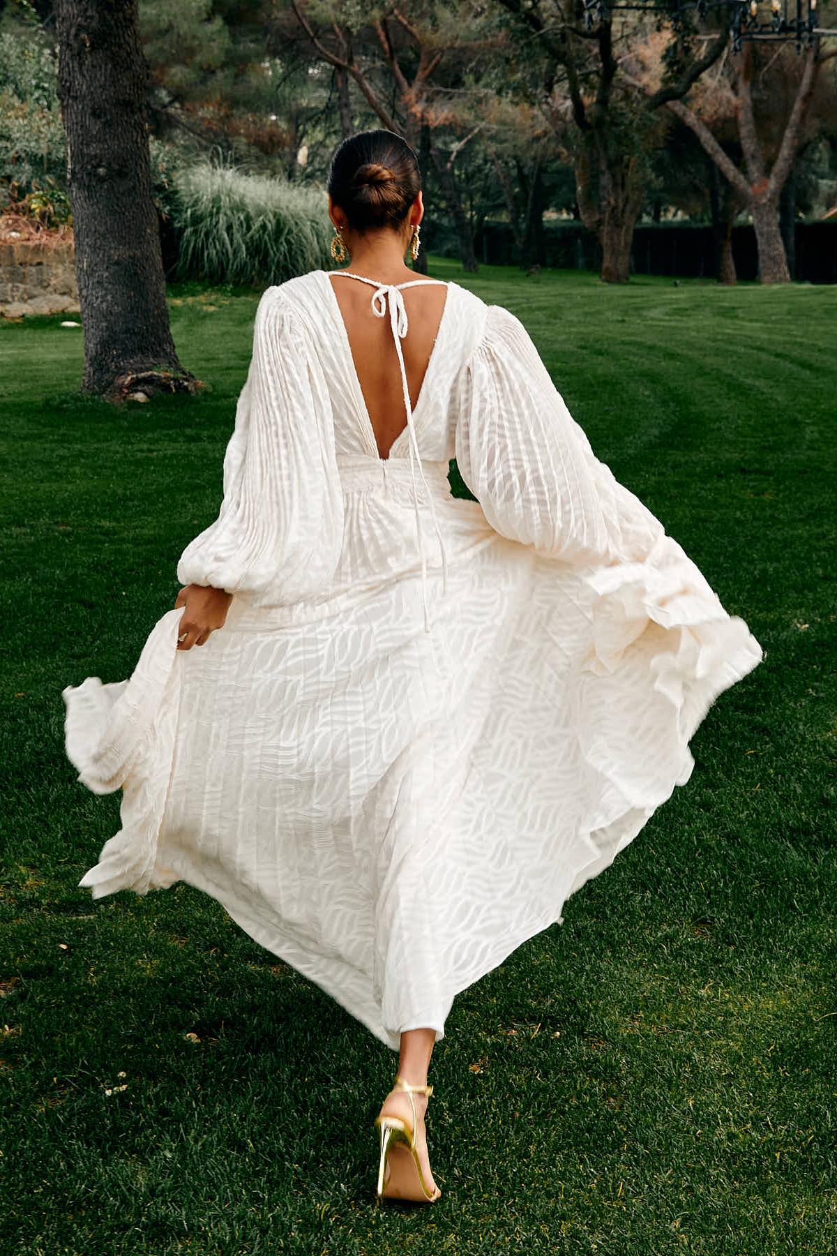 Allegory Elsa Cream Maxi Dress
