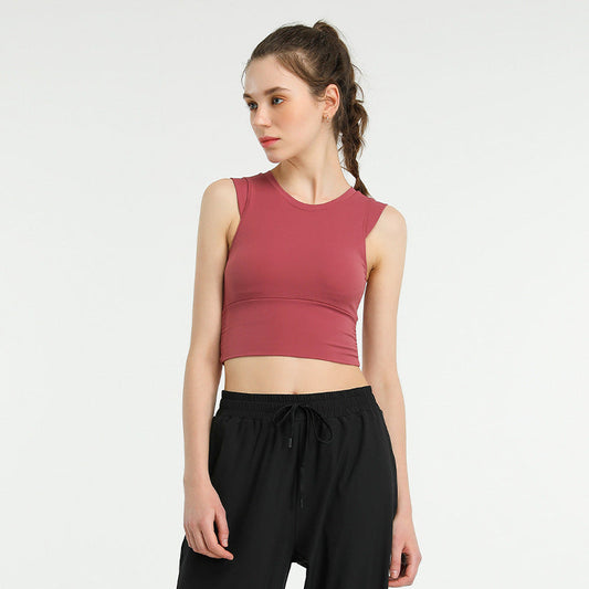 New Yoga Clothes Women Shockproof Gathering Sports Running