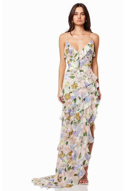 Spring Summer Off-Shoulder Organza Dress