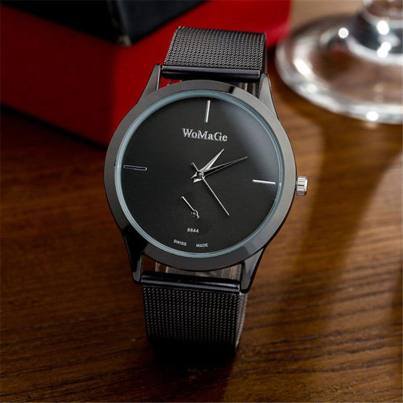 Fashion Alloy Belt Mesh Quartz Watch