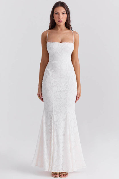 Tied Allure – Backless Slim Dress