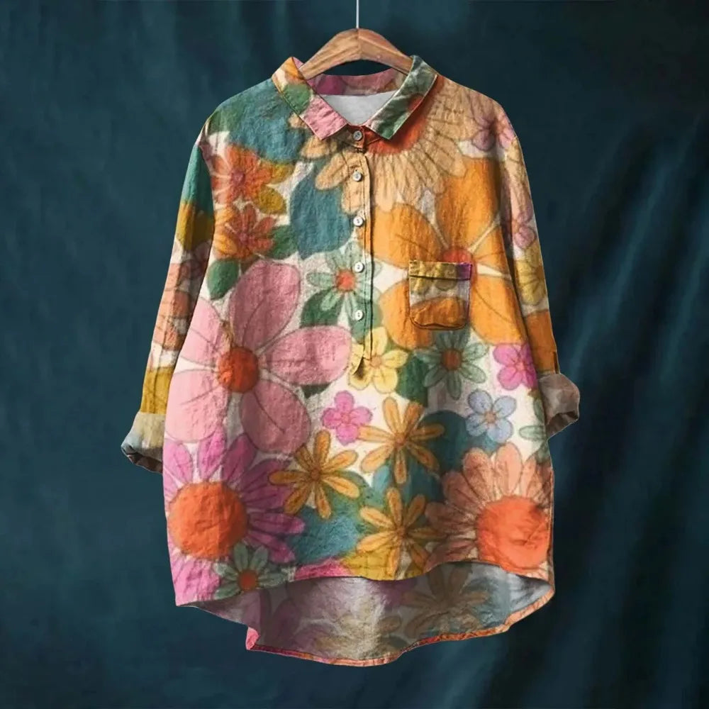 Rosie- VINTAGE FLORAL BLOUSE