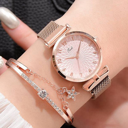 Fashion Quartz Watch and Bracelet Kit