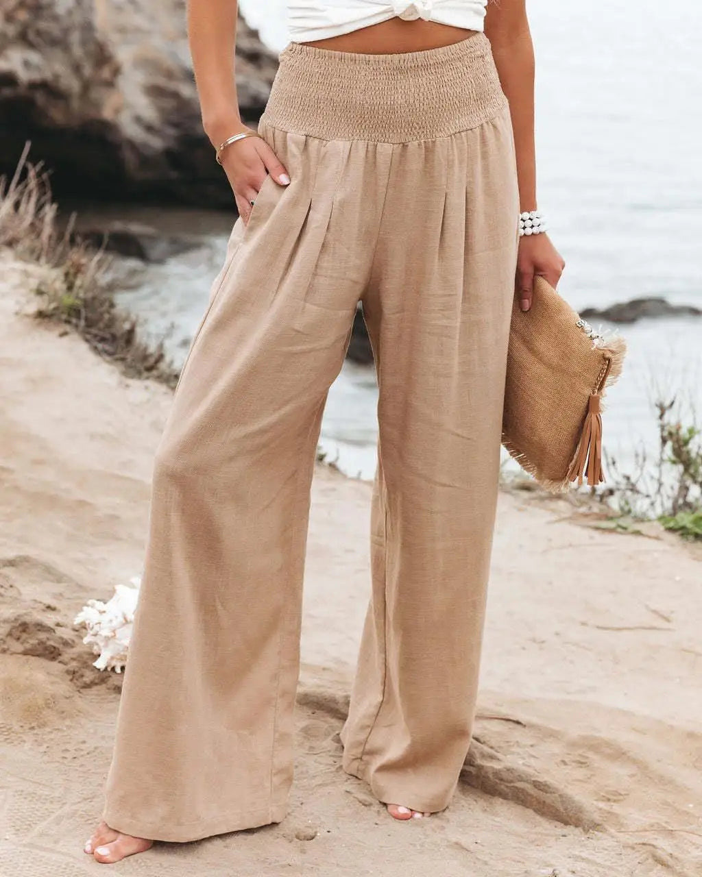 Sophia™ | Stylish Women's Cotton Pants - Comfortable with Every Step