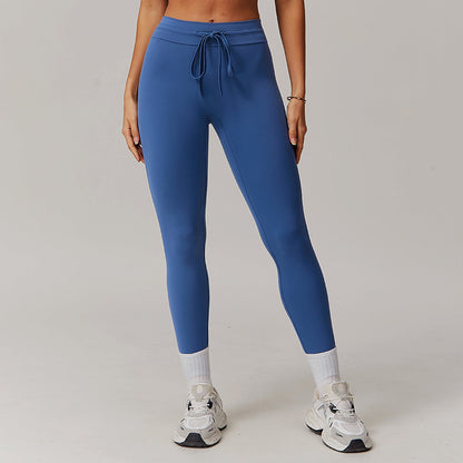 Cloud Sense High Waist Yoga Pants Belly Contracting Hip Raise Fitness Pants