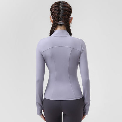 Autumn Outdoor Yoga Clothes Sports Coat For Women