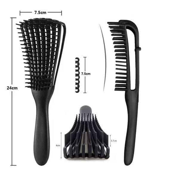 Octopus Brush to Detangle Natural Afro Curly Hair - Elysian Eon