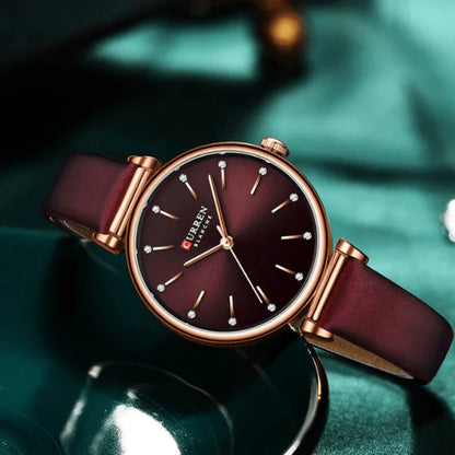 Leather Quartz Watch